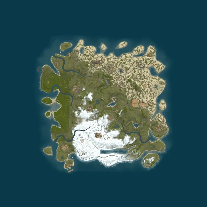 Map of [PVE]RUST SERVER