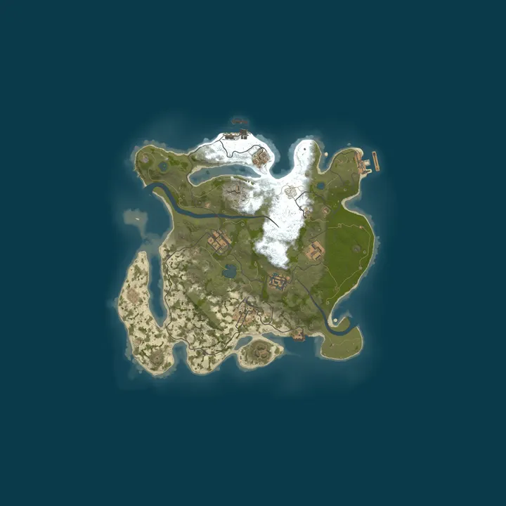 Map of A Rust Server