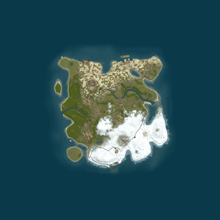 Map of RUST SIN PIEDAD  Solo /Duo