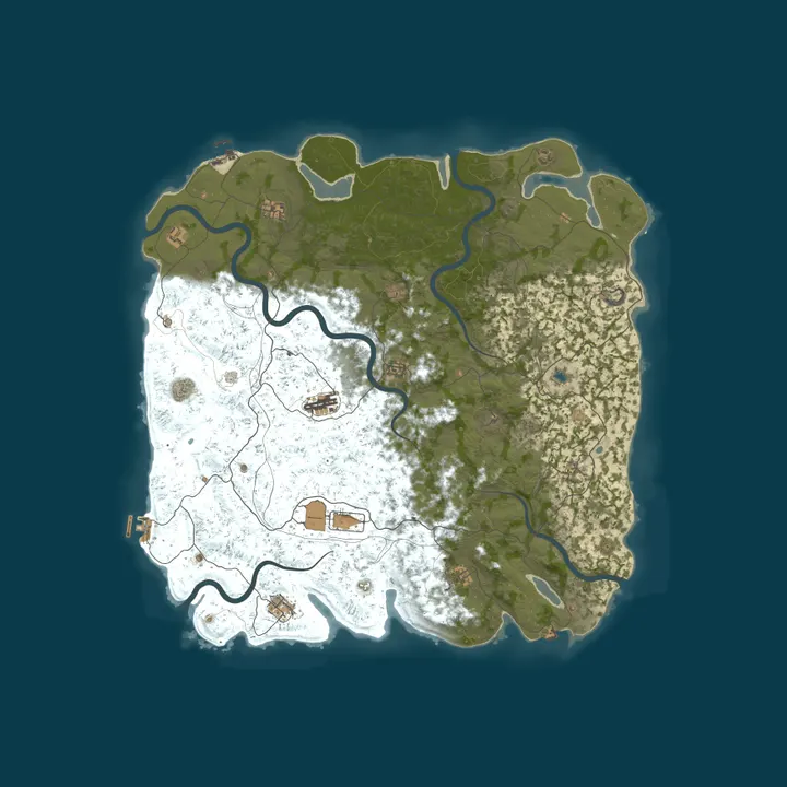 Map of Vital Rust - EU Monthly | 2x | Vanilla+ | No BP Wipes