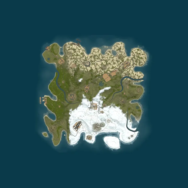 Map of RUSTANE 2X SOLO/DUO/TRIO︱JUST FULLWIPED 27/10
