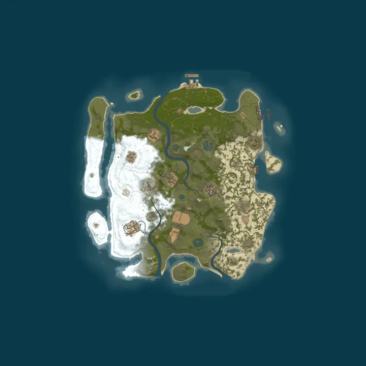 Map of BadRust X50| PVP| NoLimit| Топовые плагины