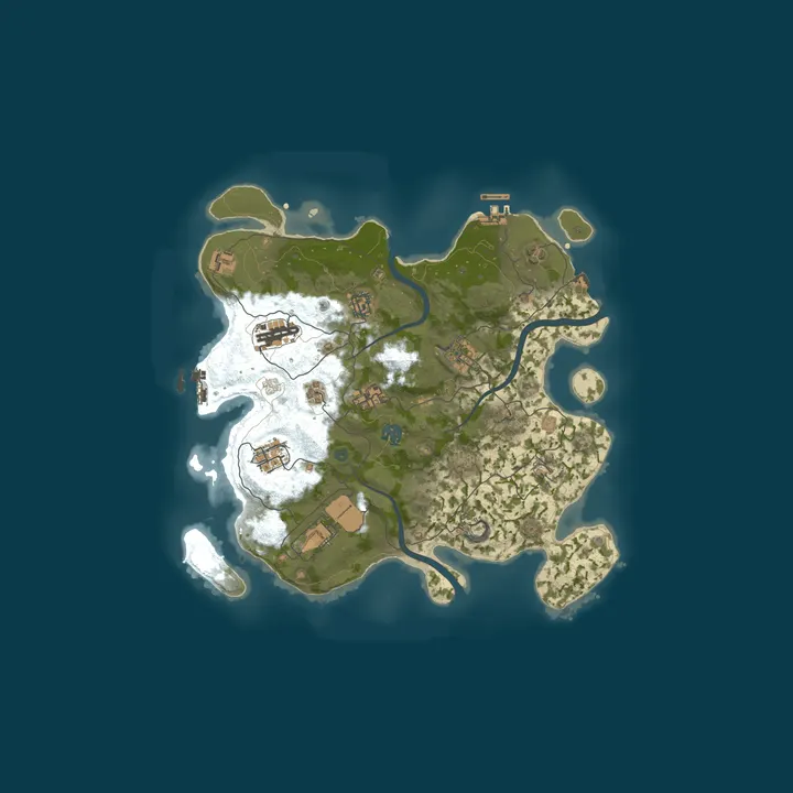 Map of EvilIsland-PVE - Test Server
