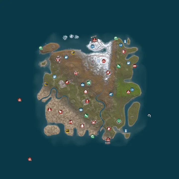 Map of Magic Rust #9 — Vanilla 2x | EU East | Pyccкий