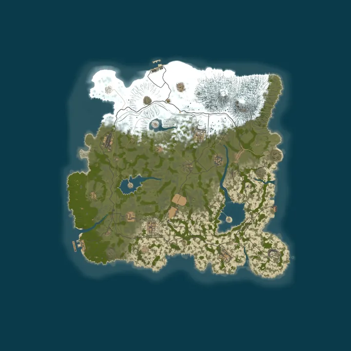Map of PIGLAND V7 NOWIPE/PVE/KIT Хрюшки