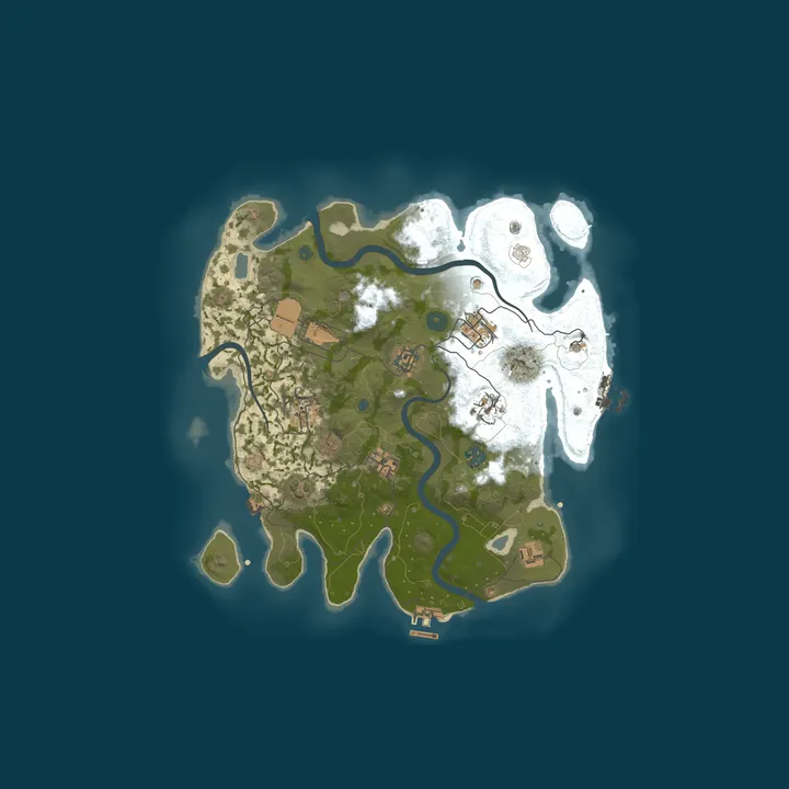 Map of RuTTeN RUST Server