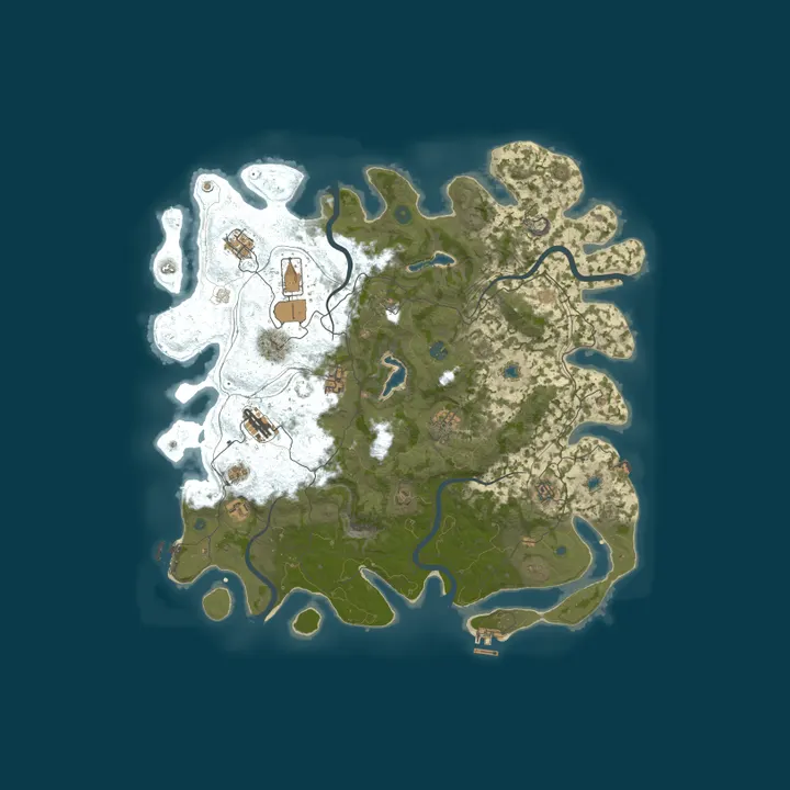 Map of [RU] WIN-RUST #4|PVE x2|SKILLS|TP|ZOMBIE|BASES|WIPE 23.10