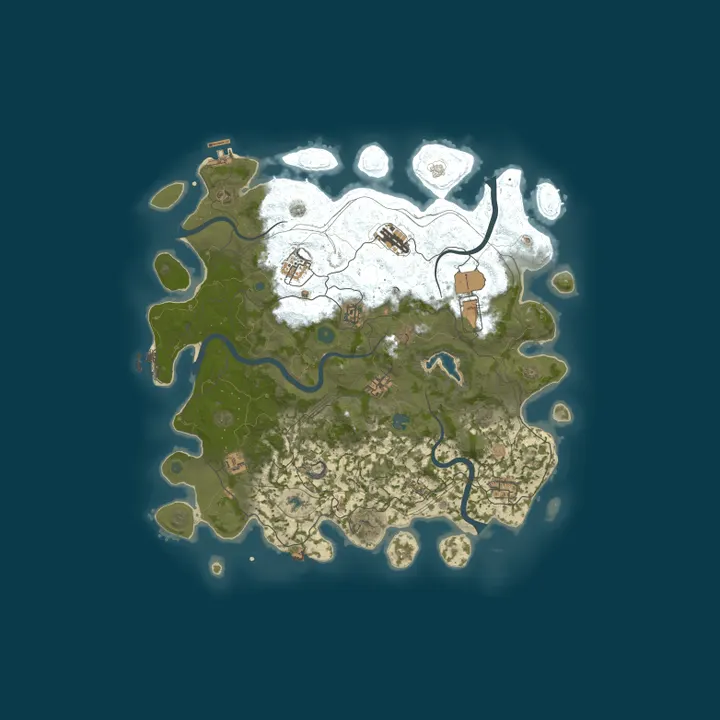 Map of 666 RUST /ДЛЯ НОВИЧКОВ /РОССИЙСКИЙ 25.10