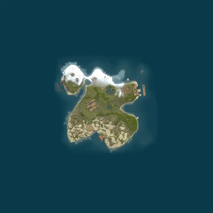 Map of Pine Hosting - Rust Server