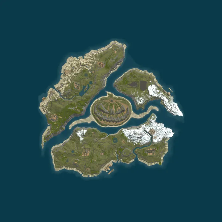 Map of Rust Server - Pinehosting.com