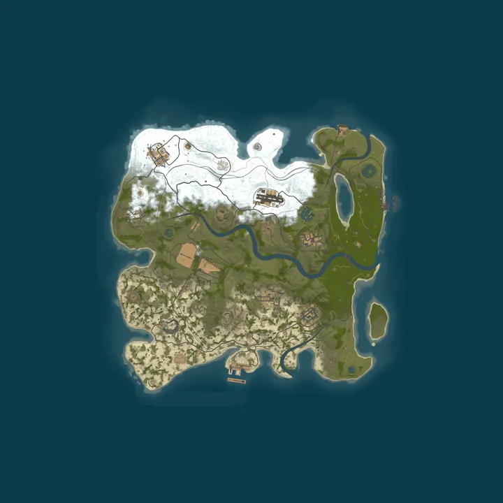 Map of FAR: Serene PvE [EU Biweekly]
