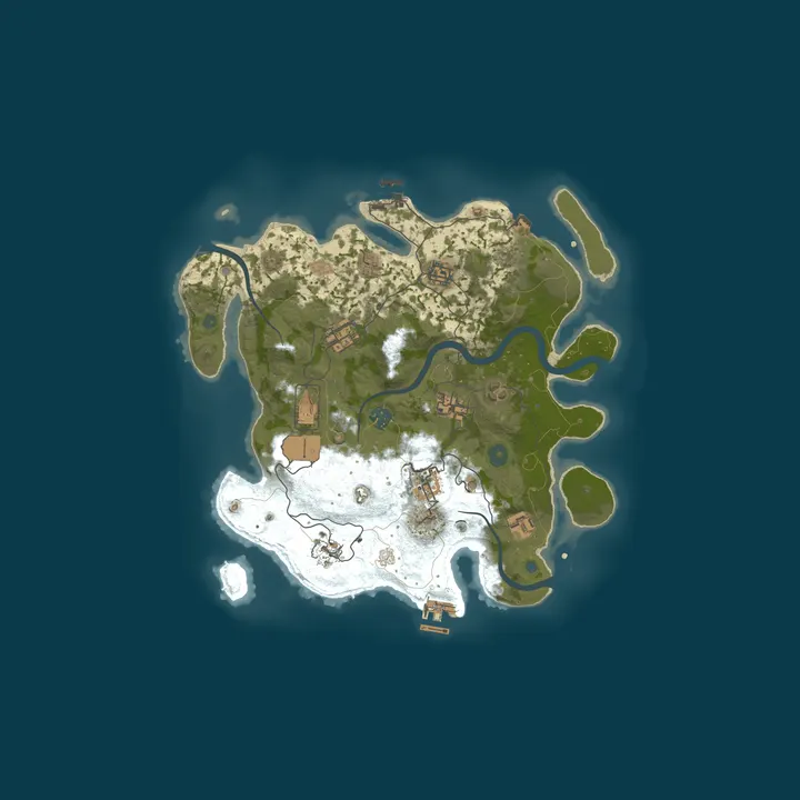 Map of Rustyfield | Solo/Duo/Trio | Weekly Wipe | Just Wiped