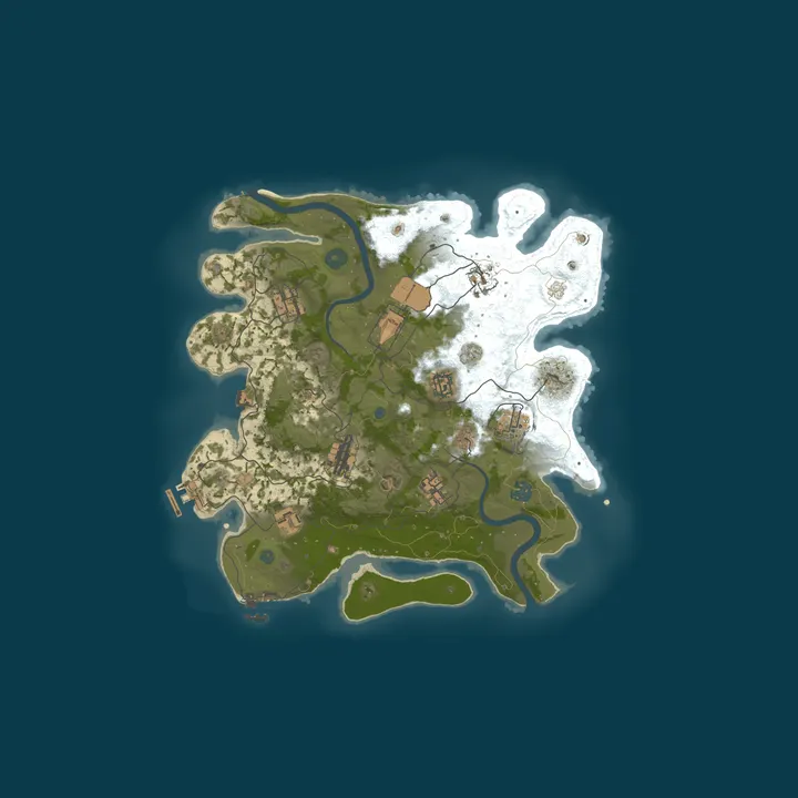 Map of BerlogaRust - Vanilla 2x - Bi-Weekly - No Limit - RU/EU