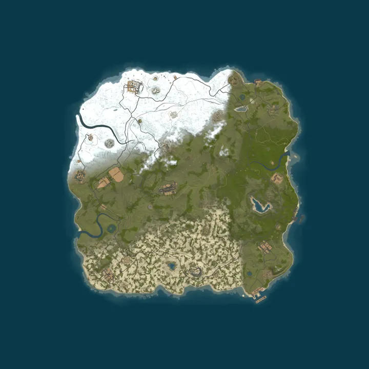 Map of [US] Rustovia - 2x Solo/Duo