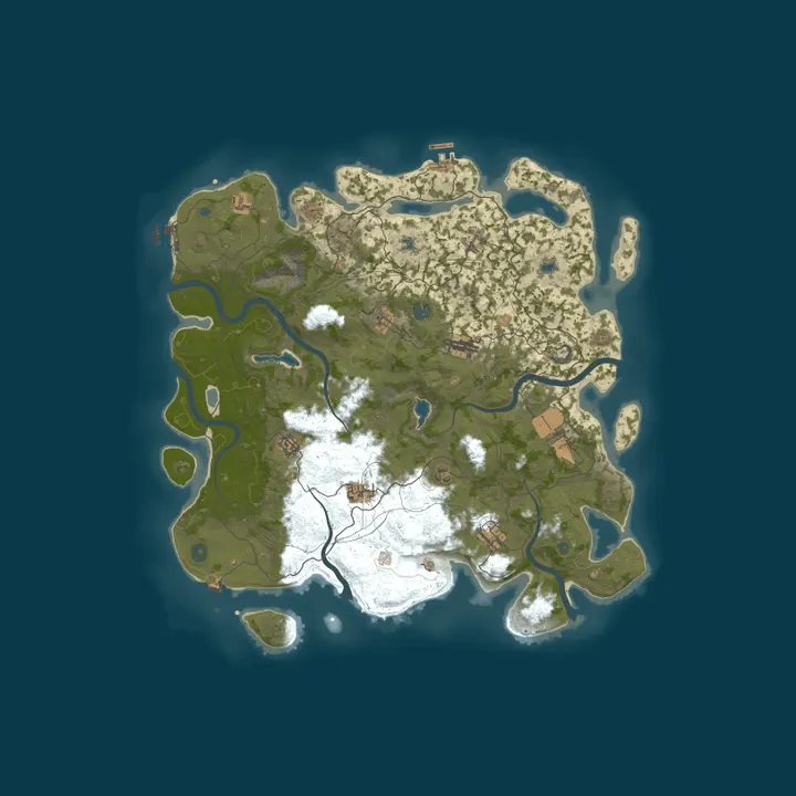 Map of STONE RUST X5 [NOLIMIT|BATTLEPASS|HOME|KIT]